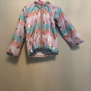 Unicorn Print Kids Jacket